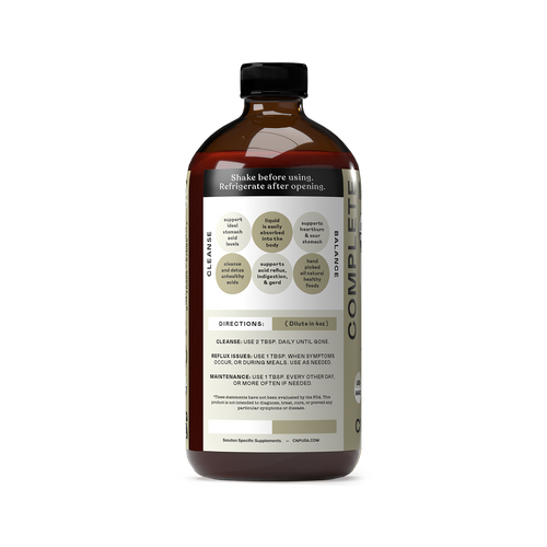 Acid Reflux Complete - 16oz Glass Bottle