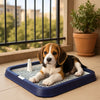 Pee Pad Holder Potty Pads Reusable Mesh Open Top Training Toilet Potty Tray Comfortable Toilet with Protection for Large Puppy
