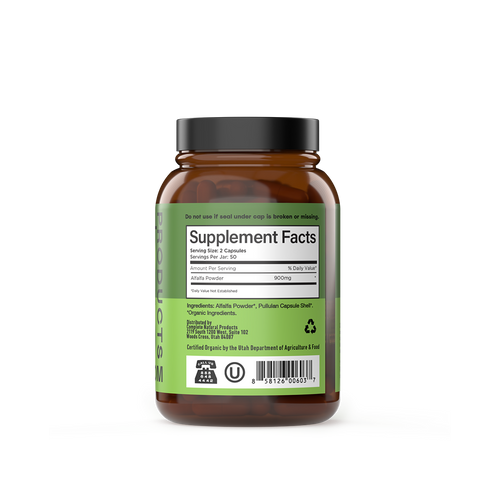 Organic Alfalfa Capsules