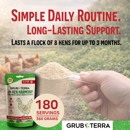 Hen Harmony. The Daily All In One Supplement for Flock Resilience