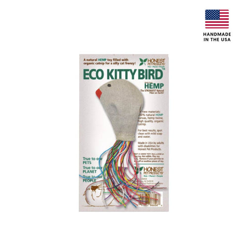 Natural Hemp Cat Toy - Eco-Kitty Bird