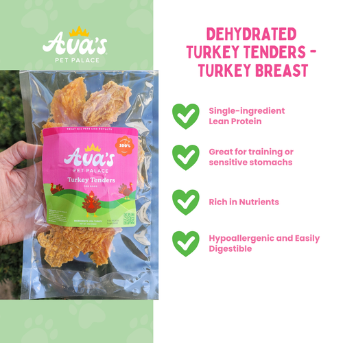 Turkey Breast Jerky Dog Treats - Turkey Tenders