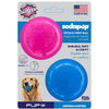 Pink & Blue Glitter Ball 2-Pack Dog Toy | Soft PUP-X Rubber Floating Fetch Ball with Treat Dispenser | USA Made (Copy)