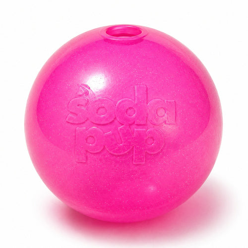 Pink & Blue Glitter Ball 2-Pack Dog Toy | Soft PUP-X Rubber Floating Fetch Ball with Treat Dispenser | USA Made (Copy)