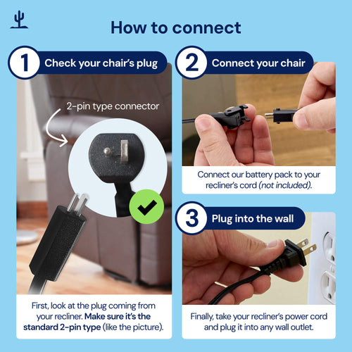Rechargeable Recliner Battery Pack