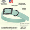 BioThane Waterproof Dog Collar - XS: L 12-15 x W 5/8 - Black OR Brass Hardware