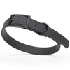 BioThane Waterproof Dog Collar - XS: L 12-15 x W 5/8 - Black OR Brass Hardware