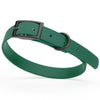 BioThane Waterproof Dog Collar - XS: L 9-12 x W 1/2 - Black OR Brass Hardware