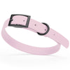 BioThane Waterproof Dog Collar - XS: L 9-12 x W 1/2 - Black OR Brass Hardware