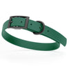 BioThane Waterproof Dog Collar - XS: L 12-15 x W 5/8 - Black OR Brass Hardware