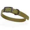 BioThane Waterproof Dog Collar - XS: L 9-12 x W 1/2 - Black OR Brass Hardware