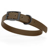 BioThane Waterproof Dog Collar - XS: L 9-12 x W 1/2 - Black OR Brass Hardware