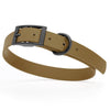 BioThane Waterproof Dog Collar - XS: L 9-12 x W 1/2 - Black OR Brass Hardware