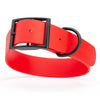 BioThane Waterproof Dog Collar - XS: L 9-12 x W 1/2 - Black OR Brass Hardware