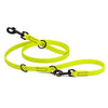 Biothane Adjustable Multi-Purpose Dog Leash with Black Hardware, 7FT