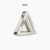 Howlite Triangle Crystal Charm – Gold or Silver | DIPHDA