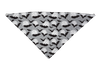 Moon Black and White with Bats Dog Bandana