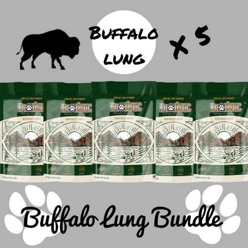 Your Dog's Ultimate Bundle: Snag 5 for $55  of Buffalo Lungs Irresistible Savings!