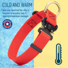 Viper BioThane Dog Collar with Cobra Metal Buckle – Odor Resistant and Waterproof