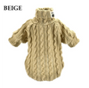 Winter Warm Knitted Turtleneck Sweater for Small Dogs or Cats