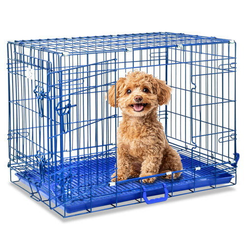 30 Collapsible Blue Dog Crate BLU30