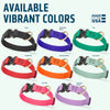 Dogline Pebble Emboss BioThane Dog Collar with Heavy Duty Cobra Buckle