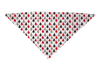 Black and Red Christmas Trees Dog Bandana