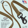 Biothane Dog Leash with Black Scissor Snap