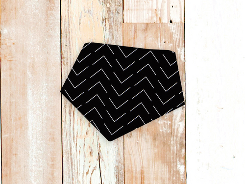 B&W Arrows Dog Bandana
