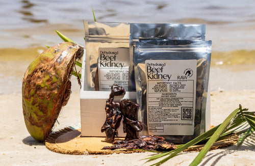 Dehydrated Beef Kidney – 4oz | Raw Instincts | Small Batch Superfood Treat for Cats & Dogs