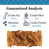 Country Living 4”-7” Beef Backstrap Tendon Dog Chews – 5 Count Bag – All-Natural, Long-Lasting, High-Protein Dog Treats – Single-Ingredient, Grain-Free