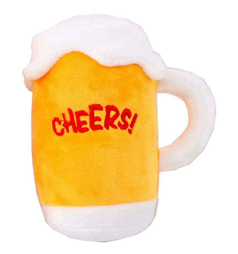 Beer Glass Plush Dog Toy - Glow Pups