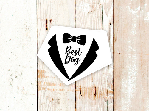 Best Dog Wedding Dog Bandana
