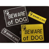Beware Of Dog Signs Plastic Durable & Visible Black or Yellow 9 x 11 or 3 x 10