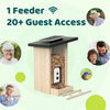Birdfy Feeder Ebony - Wooden Smart Bird Feeder