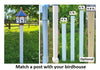Extra Large Amish-Made Poly Birdhouse with 6 Nesting Compartments – Weatherproof Outdoor Birdhouse