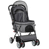 Pet Foldable Travel Carriage Stroller with Reversible Handle