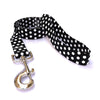Black Polka Dot Dog Leash