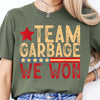 Team Garbage We Won, Team Garbage For Trump 2024 Shirt, Trump 47th President Shirt Dark T1724 - GOP