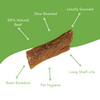 10 Beef Back Strap Dog Bone