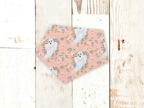 Boo Ghosts Dog Bandana