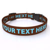 Personalized Solid Colored Side Release Collar