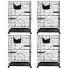 50 Inch 3-Tier Cat Cage with Plastic Platforms CT52