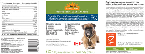 WellyTails Digestive Enzymes & Probiotics Dog ADVANCED