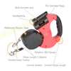 Retractable Dual Double Pet Rope Leash Tangle Free Walk For Two Dogs