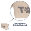 Country Living Foldable Fabric Dog Toy Storage Bin - Convenient Organizer for Pet Accessories