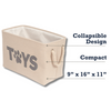 Country Living Foldable Fabric Dog Toy Storage Bin - Convenient Organizer for Pet Accessories