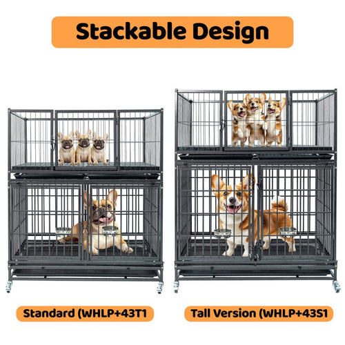 42 Stackable Dog Crate 43S+WHLP02