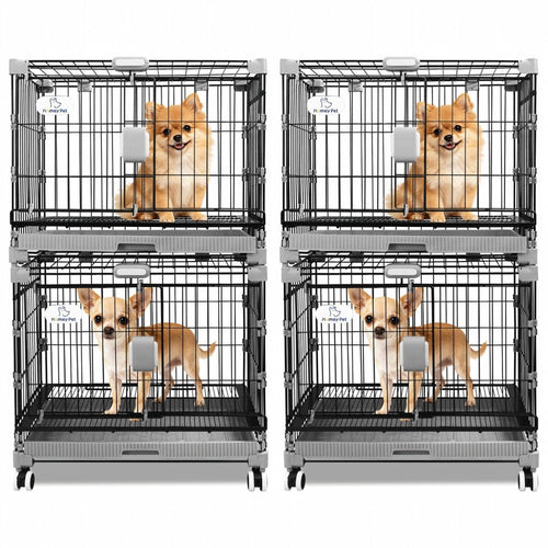 24-30 Black Metal Wire Dog Crate LS-2N01/LS-2.5N01