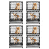 24-30 Black Metal Wire Dog Crate LS-2N01/LS-2.5N01